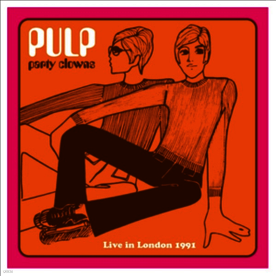 Pulp — Party Clowns: Live in London 1991 앨범 커버