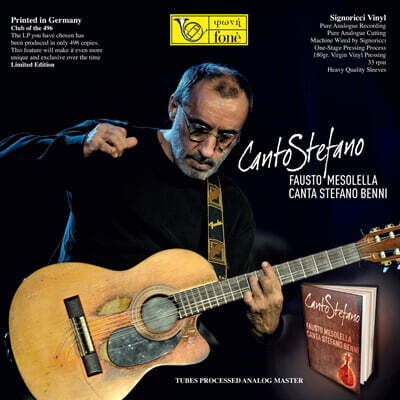 Fausto Mesolella — Canto Stefano - Fausto Mesolella Canta Stefano Benni 앨범 커버