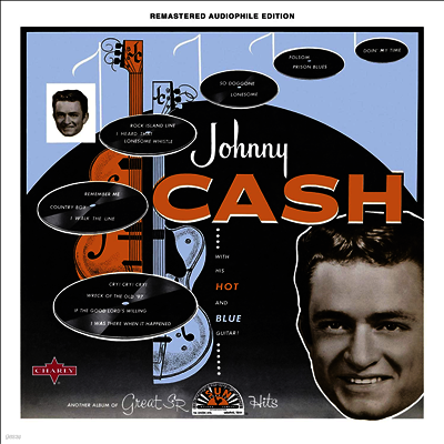 Johnny Cash — Johnny Cash With His Hot & Blue Guitar 앨범 커버