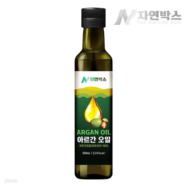 자연박스 식용 먹는 아르간오일 500mL x 1병 - YES24