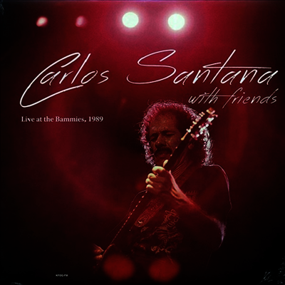 Carlos Santana — Carlos Santana with John Lee Hooker and Pharoah Sanders recorded live at The Bammies, 1989 앨범 커버