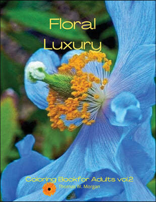 Floral Luxury Coloring Book for Adults vol.2