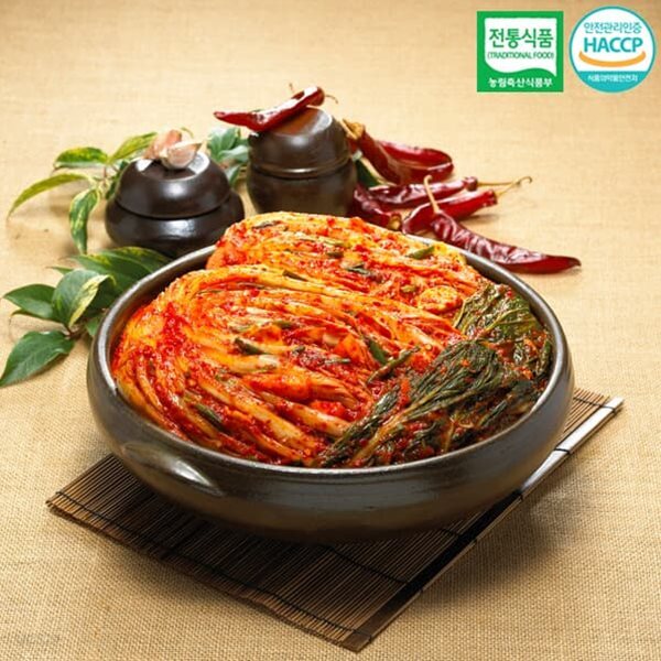 [명가김치] 전통식품인증 100% 국내산 포기김치 3kg - YES24
