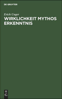 Wirklichkeit Mythos Erkenntnis