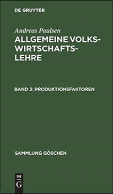 Produktionsfaktoren