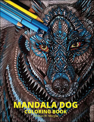 Mandala Dog Coloring Book