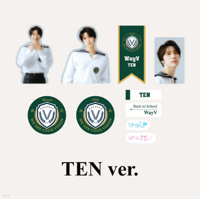 [WayV_TEN] 2021 BSK LUGGAGE STICKER+PHOTO CARD SET