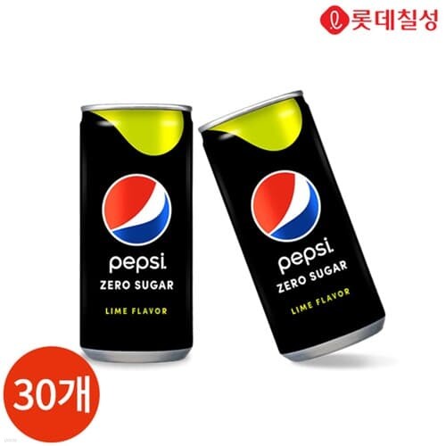 롯데 펩시 제로슈거 라임 250ml x 30캔