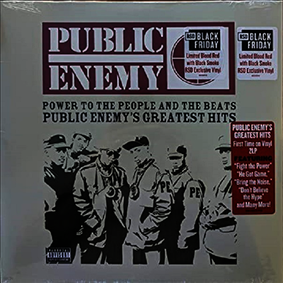 Public Enemy — Power To The People & The Beats - Greatest Hits 앨범 커버