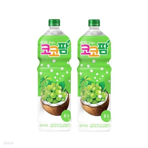 해태음료 코코팜 포도 1.5L 12펫