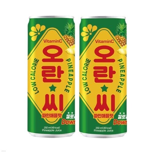 오란씨 파인애플 250ml 30캔
