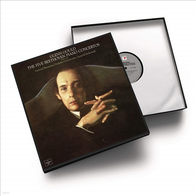 Glenn Gould — 베토벤: 피아노 협주곡 1 - 5번 (Beethoven: Complete Piano Concertos Nos.1 - 5) - Glenn Gould 앨범 커버