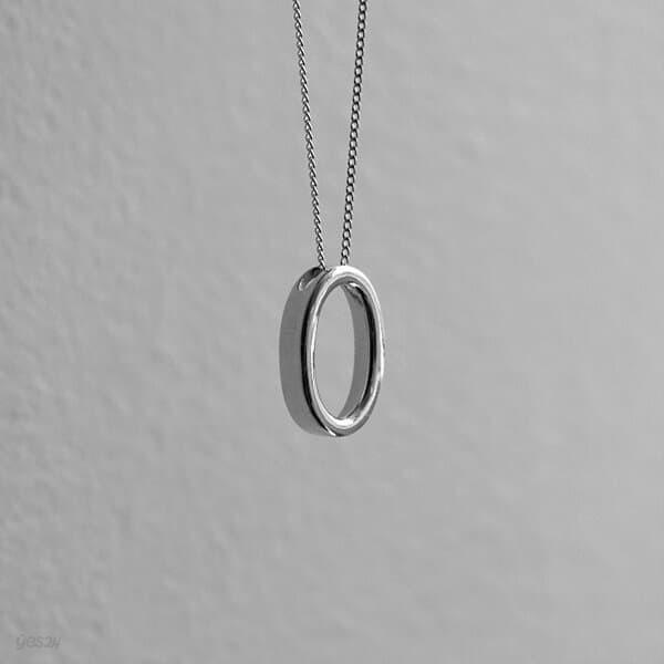 [Silver925] Oval necklace