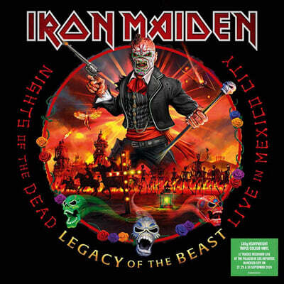 Iron Maiden — Nights Of The Dead, Legacy Of The Beast: Live In Mexico City 앨범 커버