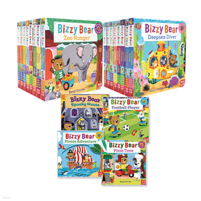 비지베어 원서 스테디셀러 20권 보드북 세트 (QR 코드 포함) Bizzy Bear Steady Seller 20 Books Set