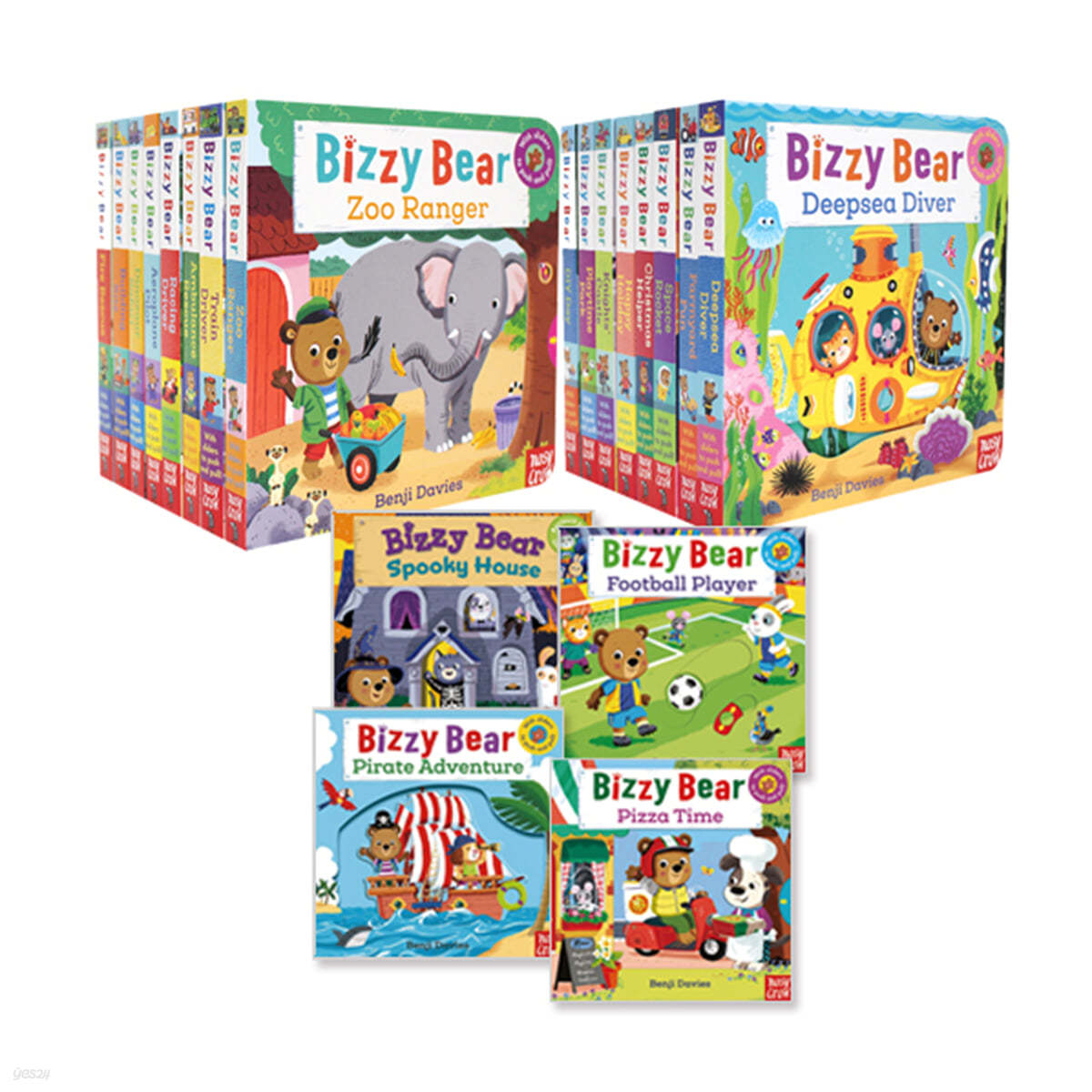 비지베어 원서 스테디셀러 20권 보드북 세트 (QR 코드 포함) Bizzy Bear Steady Seller 20 Books Set