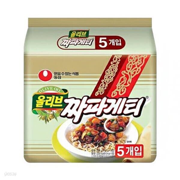 [농심] 올리브짜파게티 (140g x 5개)