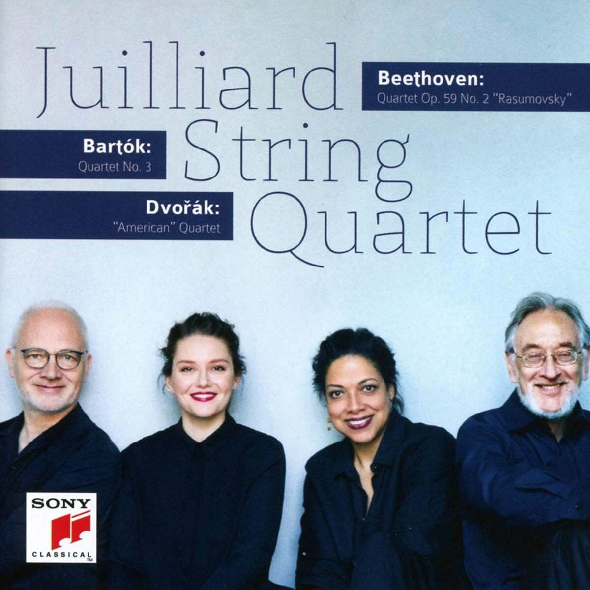 Juilliard String Quartet 베토벤 / 바르톡 / 드보르작: 현악 사중주 (Beethoven: String Quartet Op.59 No.2 / Bartok: String Quartet No.3 Sz.85 / Dvorak: String Quartet Op.96) 