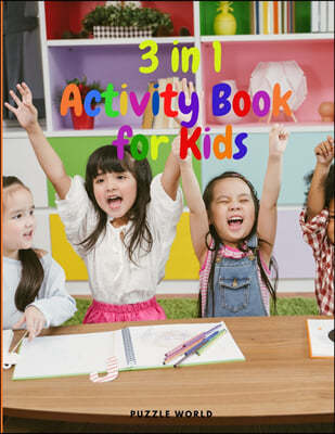 3 in 1 Activity Book for Kids