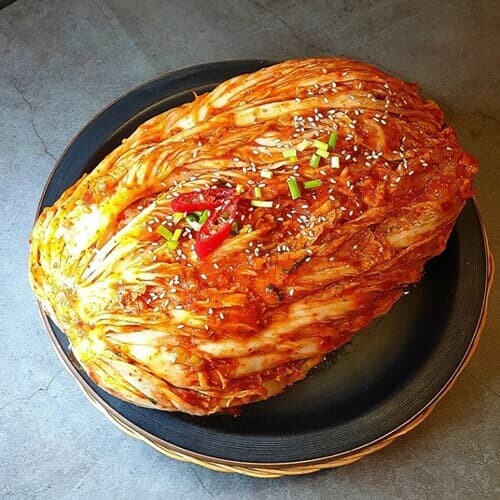 [싸리재] 국산 재료 100% [ 샘고을 배추김치 2kg ] 국내산 전라도 포기 보쌈 김치 - 인공화학첨가물 0% 우리 농산물로 만듭니다