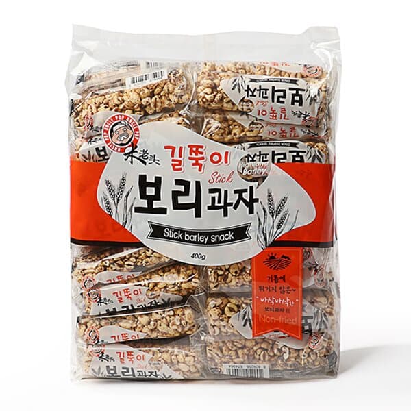 엉클팝 길쭉이 보리과자 400g