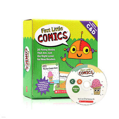 First Little Comics : Guided Reading Levels C & D (Book & CD)