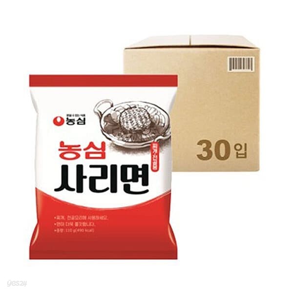 [농심] 사리면 (110g x 30개)