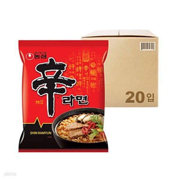 [농심] 신라면 20봉 (120g x 20개)