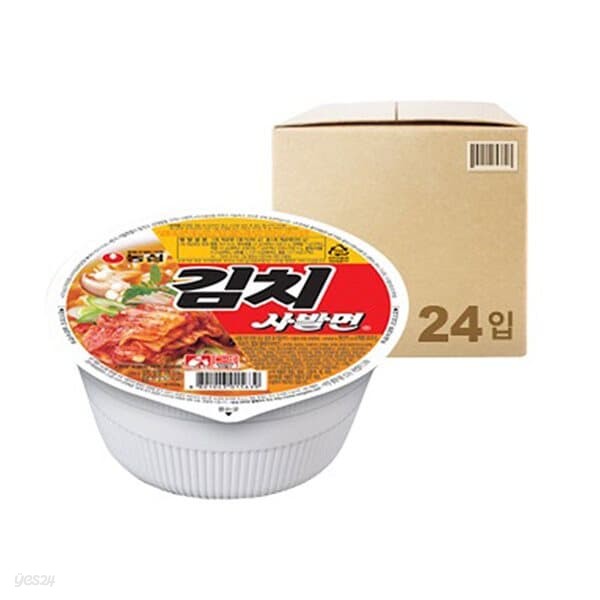 [농심] 김치사발면 (86g x 24개)