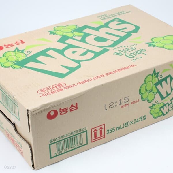 [농심] 웰치스 (청포도) 355ml - 24캔