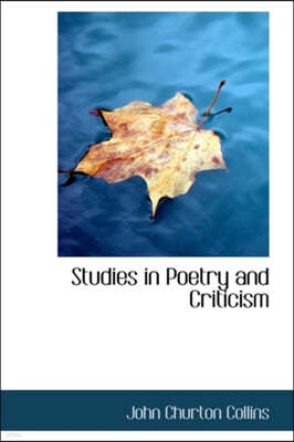 Studies in Poetry and Criticism