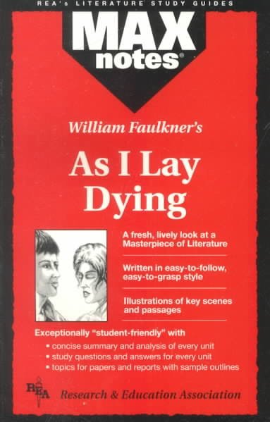 As I Lay Dying (Maxnotes Literature Guides)