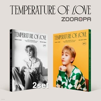 [미개봉/2종세트] 윤지성 미니앨범 2집 Temperature of Love