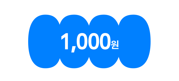 1,000 포인트