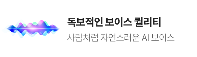 독보적인 보이스 퀄리티