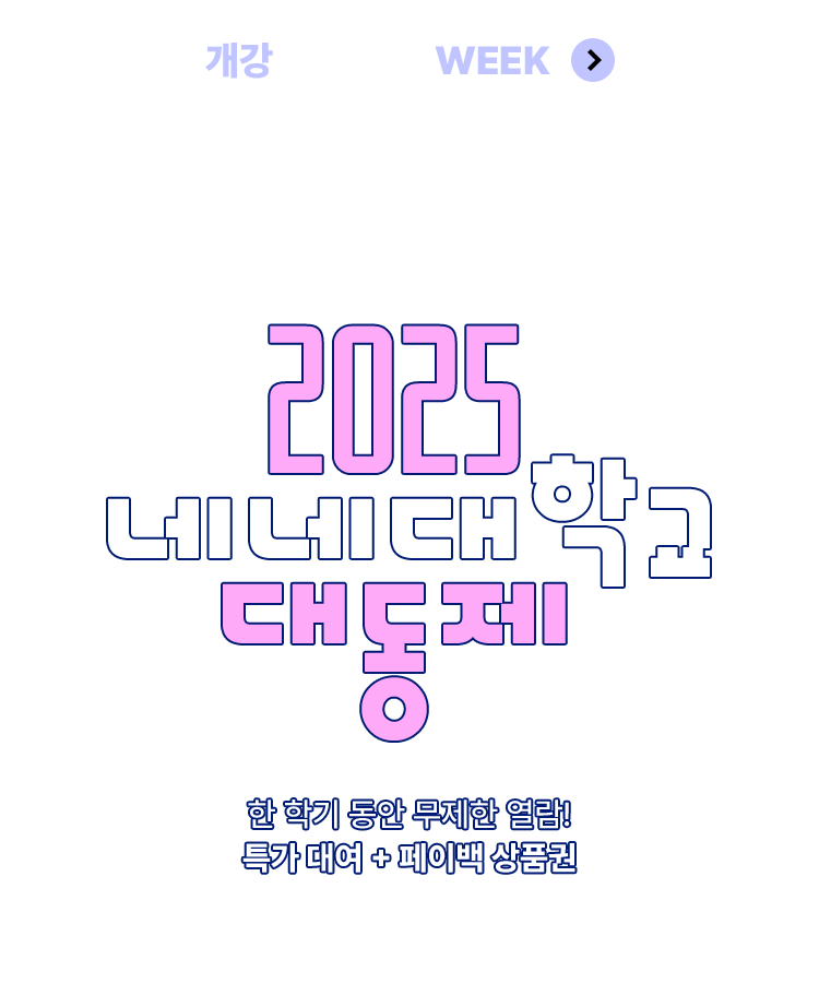 2025 네네대학교 대동제