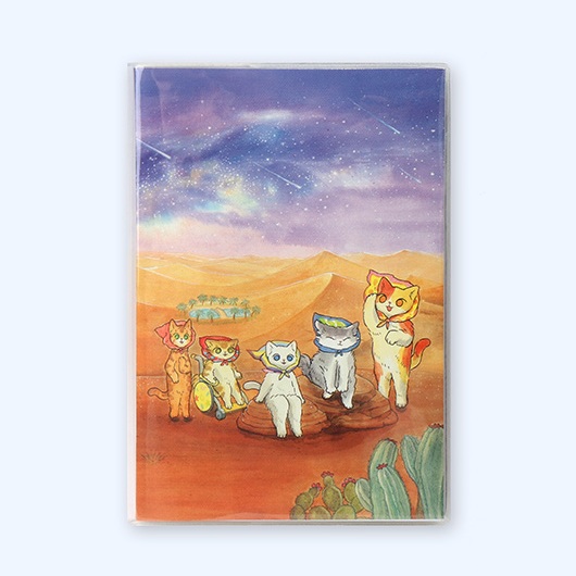 투명 커버 PVC 노트