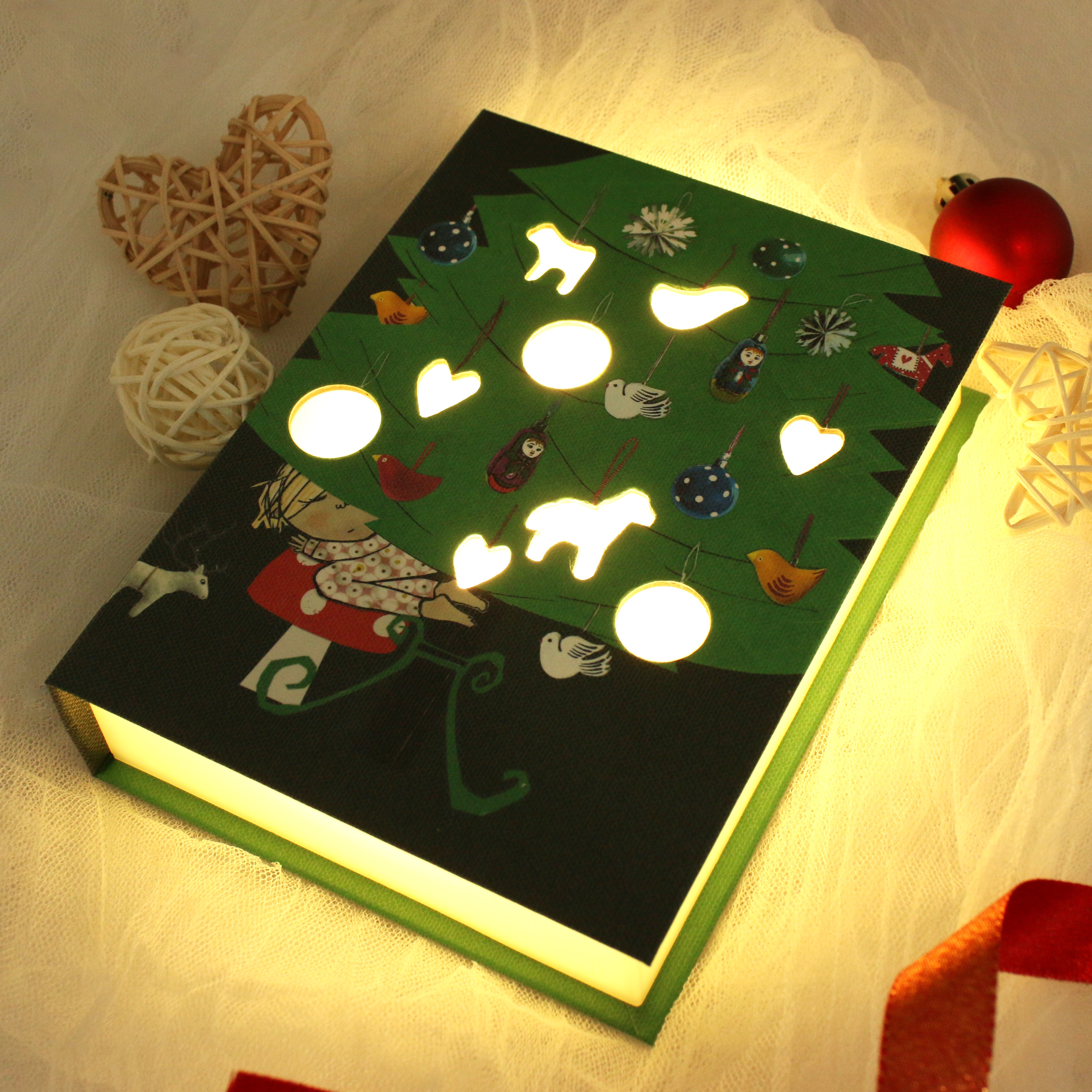 크리스마스 북램프