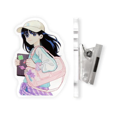 일러스트 아크릴 클립