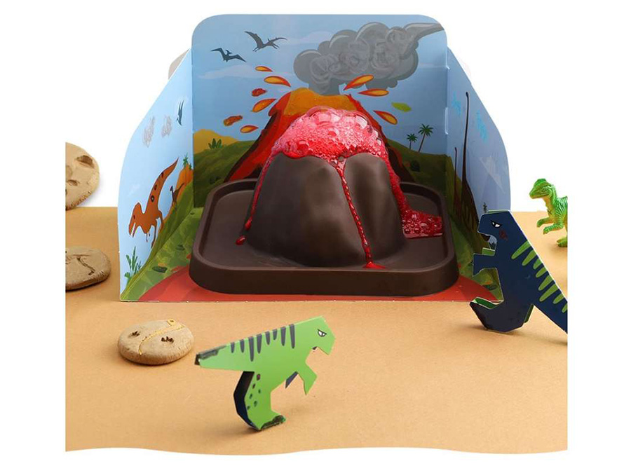 화산 실험 세트