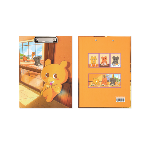 곰들의 급식 시간 A4 클립보드