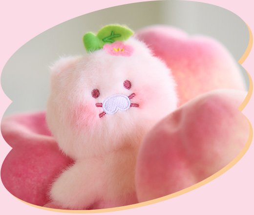 복슝복슝 키링인형 핑크_춘식이