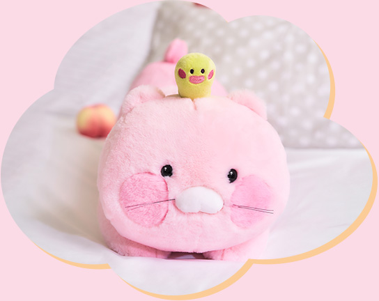 복슝복슝 핑크필로우_춘식이