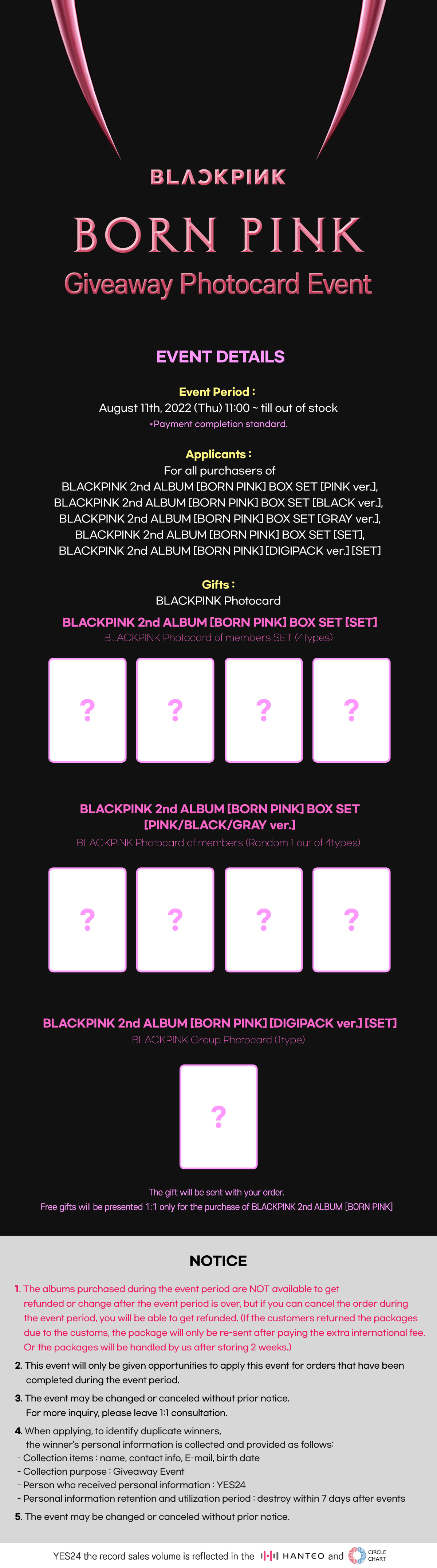 Blackpink - 2nd Album Born Pink Box Set (Pink Ver.)