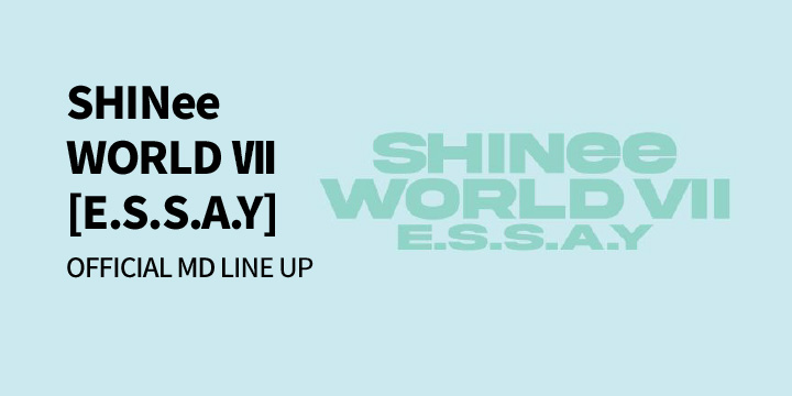 SHINee WORLD Ⅶ [E.S.S.A.Y] 공연 MD 