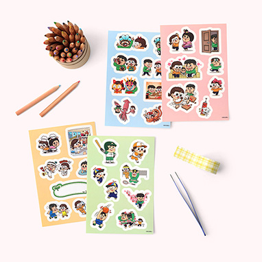 흔한남매 스티커팩 세트