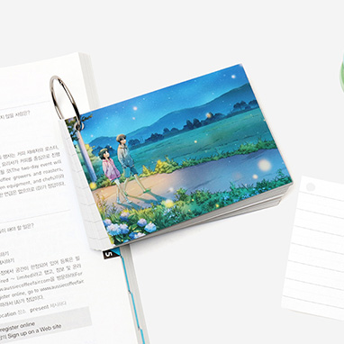 여름, 첫눈 링 단어장