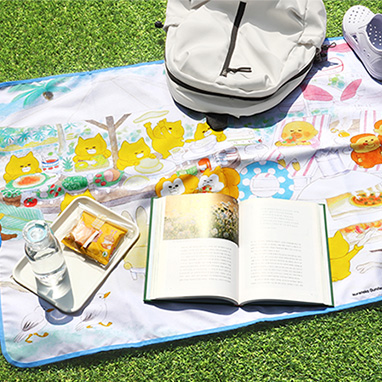 야옹이 피크닉 매트