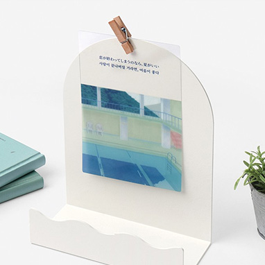 엽서형 투명 책갈피