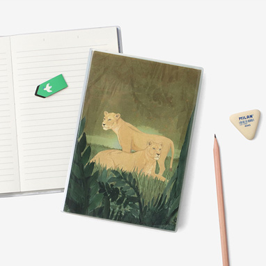 와니니 투명 커버 노트